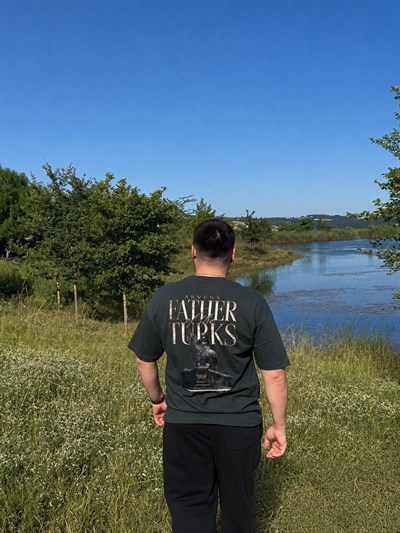 Father Of Turks Premıum Zümrüt Yeşili Oversize T-shırt