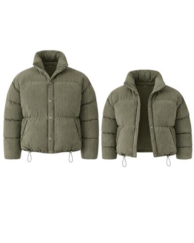 Frostline Haki Couple (Çift) Oversize Fit Premium Şişme Mont