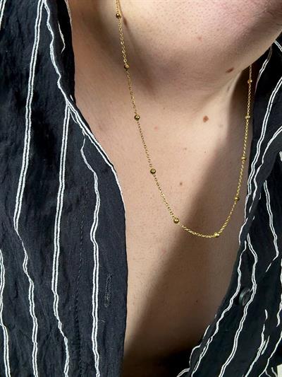 Gold Ball Necklace