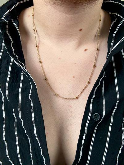 Gold Ball Necklace