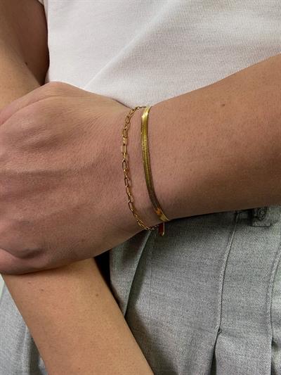 Gold Double Italy Bracelet