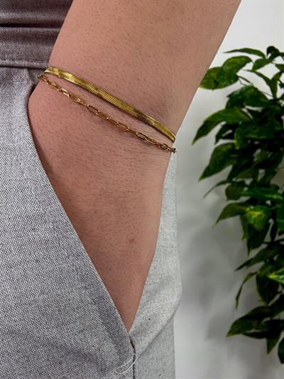 Gold Double Italy Bracelet