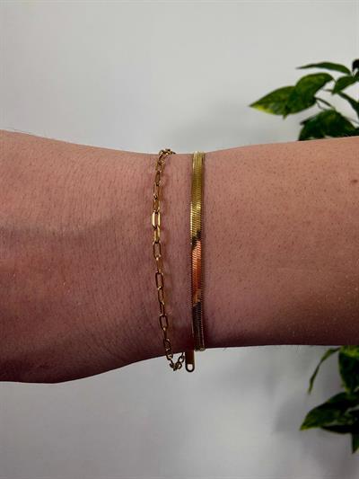 Gold Double Italy Bracelet