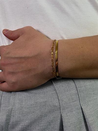 Gold Double Italy Bracelet