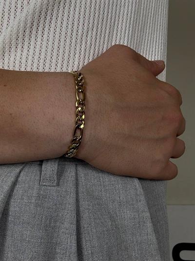 Gold Figaro Bracelet