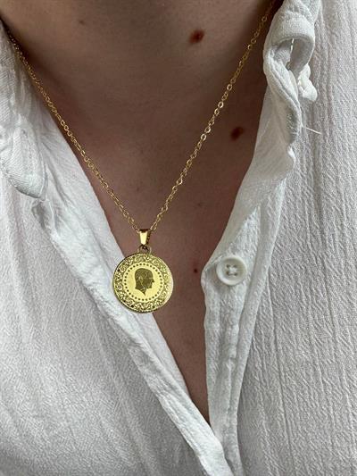 Gold M.Kemal Atatürk Necklace
