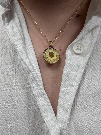 Gold M.Kemal Atatürk Necklace