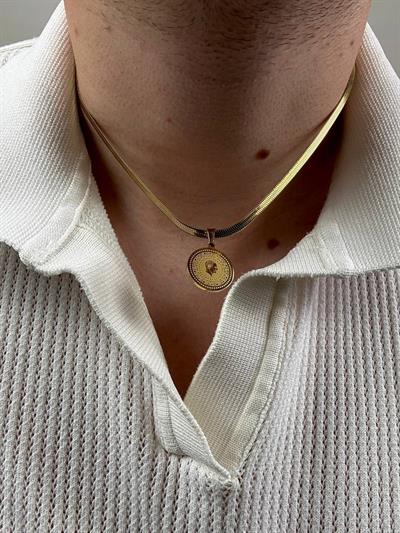 Gold Mustafa Kemal Atatürk Necklace
