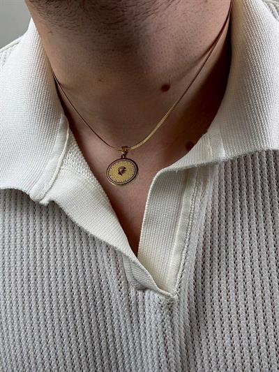 Gold Mustafa Kemal Atatürk Necklace