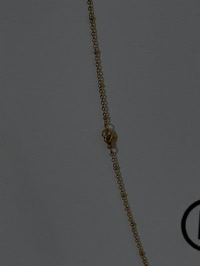 Gold Slim Ball Necklace