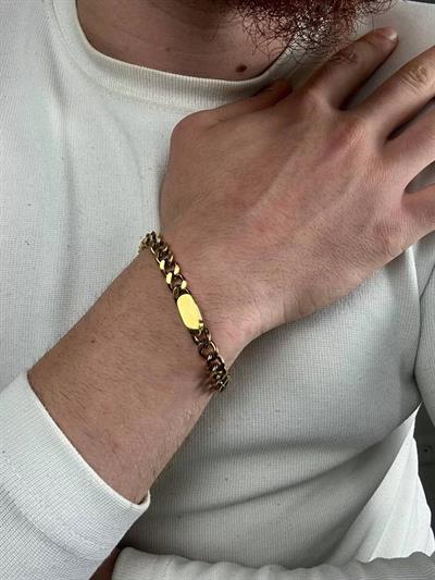 Gold Thick Chain Bracelet