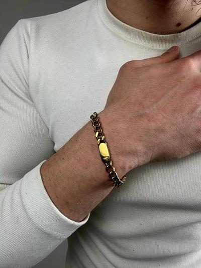 Gold Thick Chain Bracelet