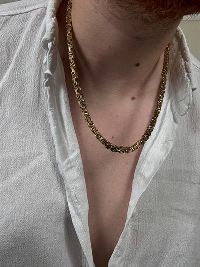 Gold Thick Chain Necklace