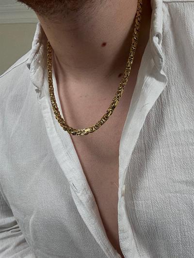 Gold Thick Chain Necklace