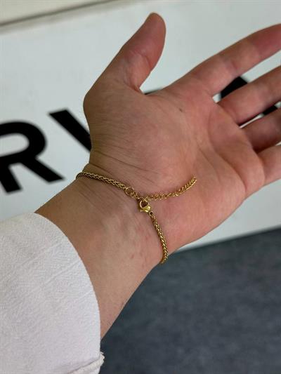 Gold Thin Chain Bracelet