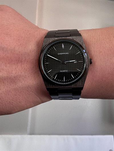 Gray Black Dial Vintage Wristwatch