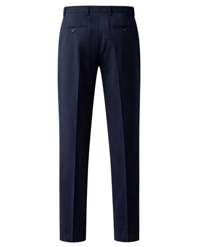 Lacivert Pileli Baggy Kumaş Pantolon