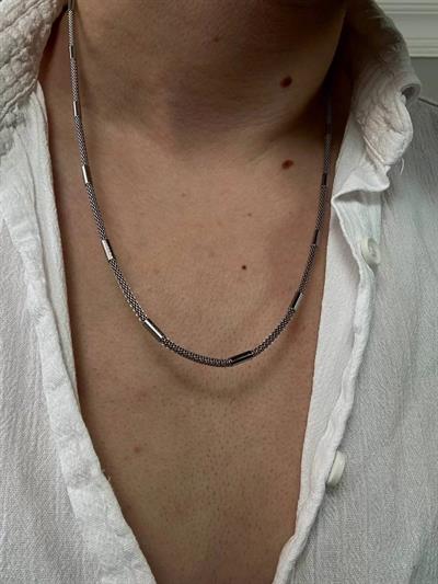 Long Cylinder Necklace