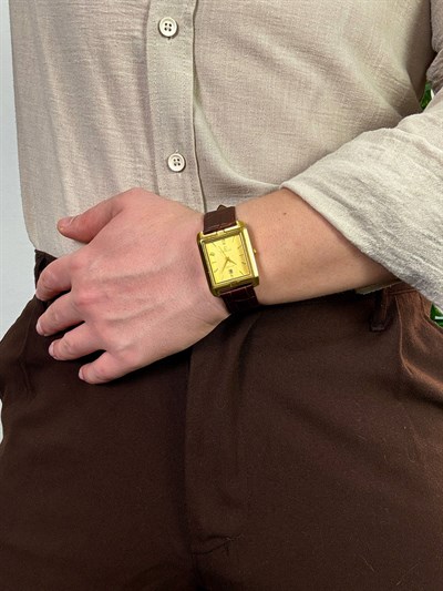 Montre Premium Vintage Leather Cord Wisthwatch
