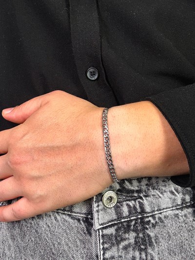 Morvane Silver Chain Bracelet