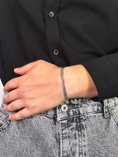 Morvane Silver Chain Bracelet