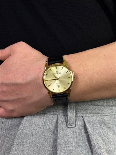 Revon Vintage Leather Cord Wisthwatch