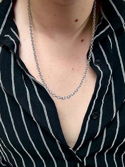 Silver Brackt Necklace