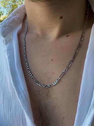 Silver Figaro Chain