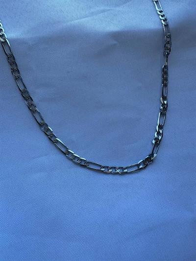 Silver Figaro Chain