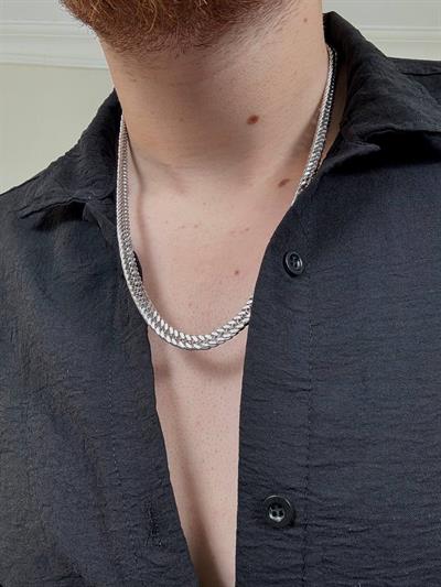 Silver Flat Necklace