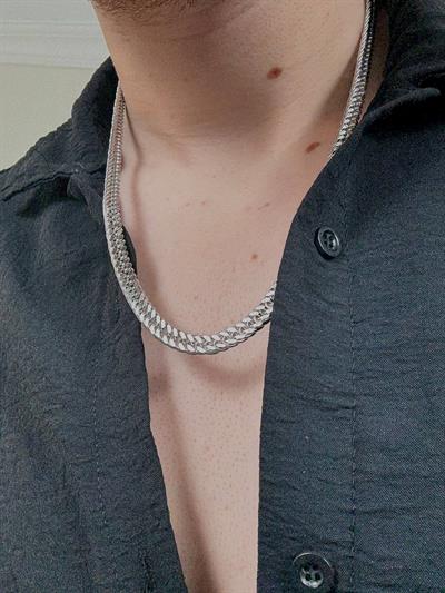 Silver Flat Necklace