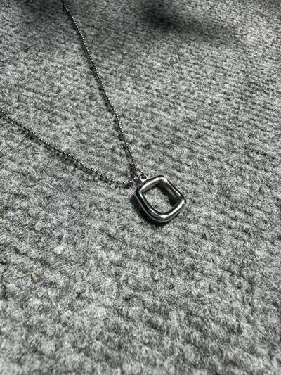 Silver Frame Necklace