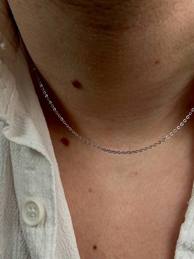 Silver Hexagonal Necklace