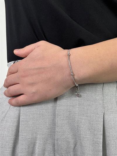 Silver North Ball Bracelet
