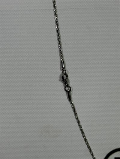 Silver Short Auger Necklace