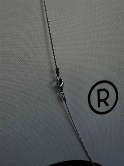Silver Slim Detail Necklace