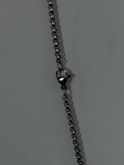 Silver Stylish Detail Necklace