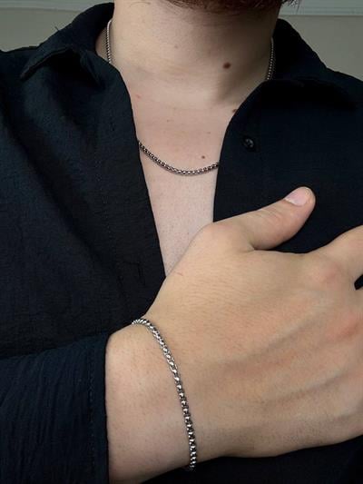 Silver Stylish Detail Set