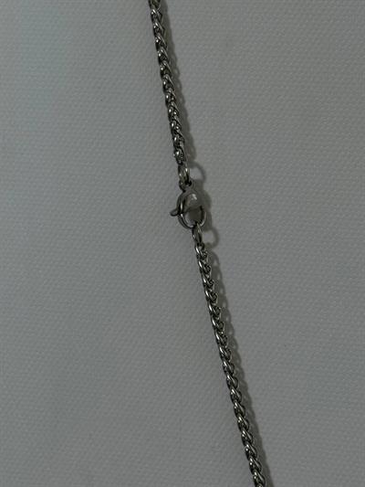 Silver Twist Embroidered