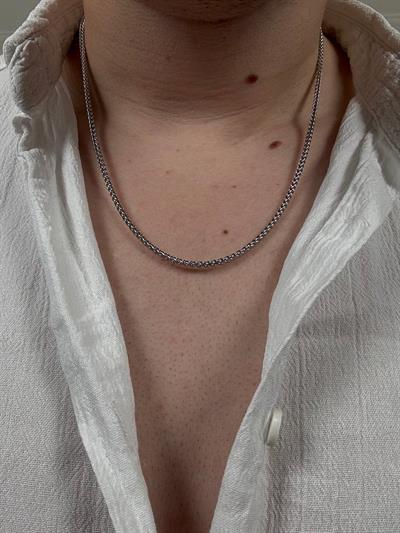 Silver Twist Embroidered