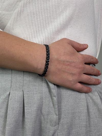Slim Black Rolex Bracelet