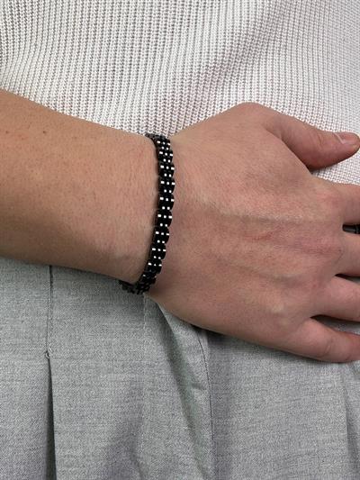 Slim Black Rolex Bracelet