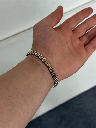 Slim Gold - Silver Rolex Bracelet