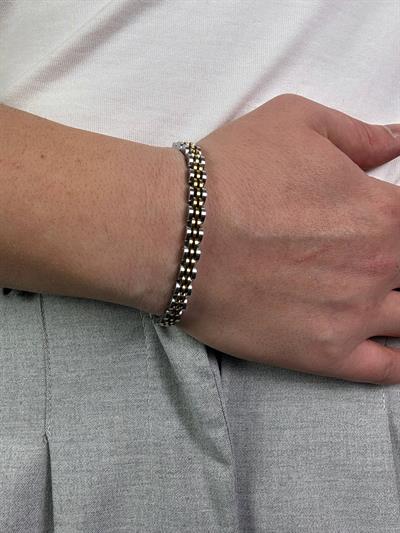 Slim Gold - Silver Rolex Bracelet