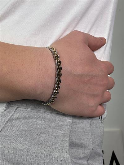 Slim Gold - Silver Rolex Bracelet