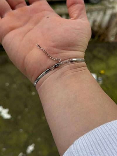 Slim Silver Bracelet