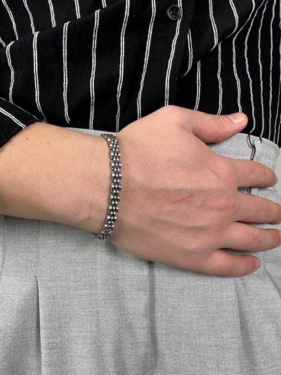 Slim Silver Rolex Bracelet