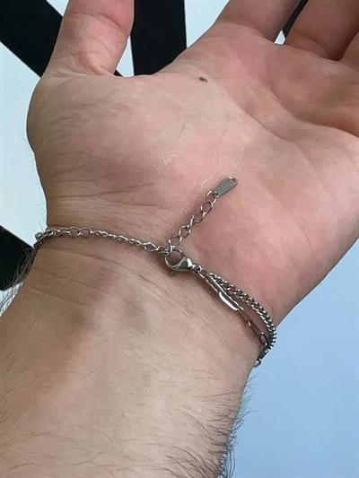 Thin And Long Chain Bracelet
