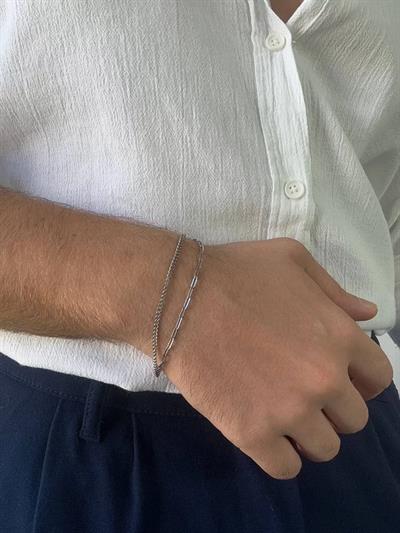 Thin And Long Chain Bracelet