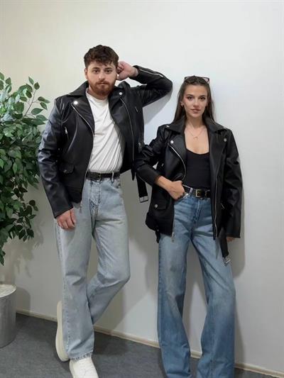 Valnero Couple (Çift) İçi Kürklü Deri Ceket